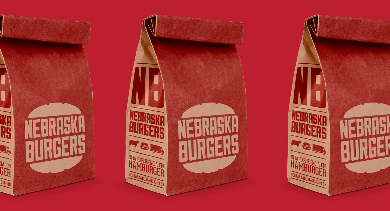 Design de Embalagem para Nebraska Burguers